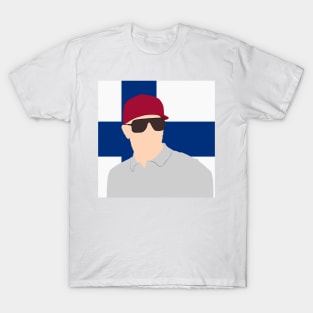 Kimi Raikkonen Face Art - Flag Edition T-Shirt